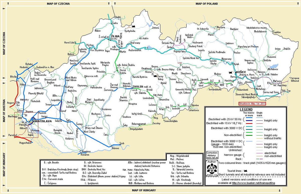 Sllovakia tren hartë